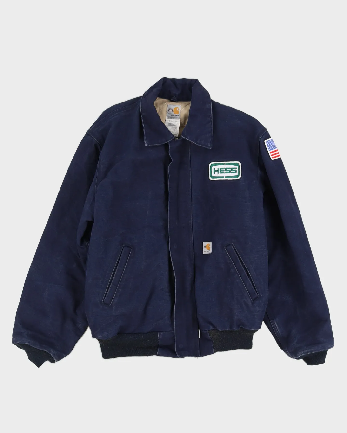 00s Carhartt FR Blue Workwear Jacket - M