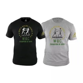 Adidas WBC Heritage Boxing T-Shirt for Men - 100% Soft Cotton, Stylish Fit, Perfect for Training and Casual Wear