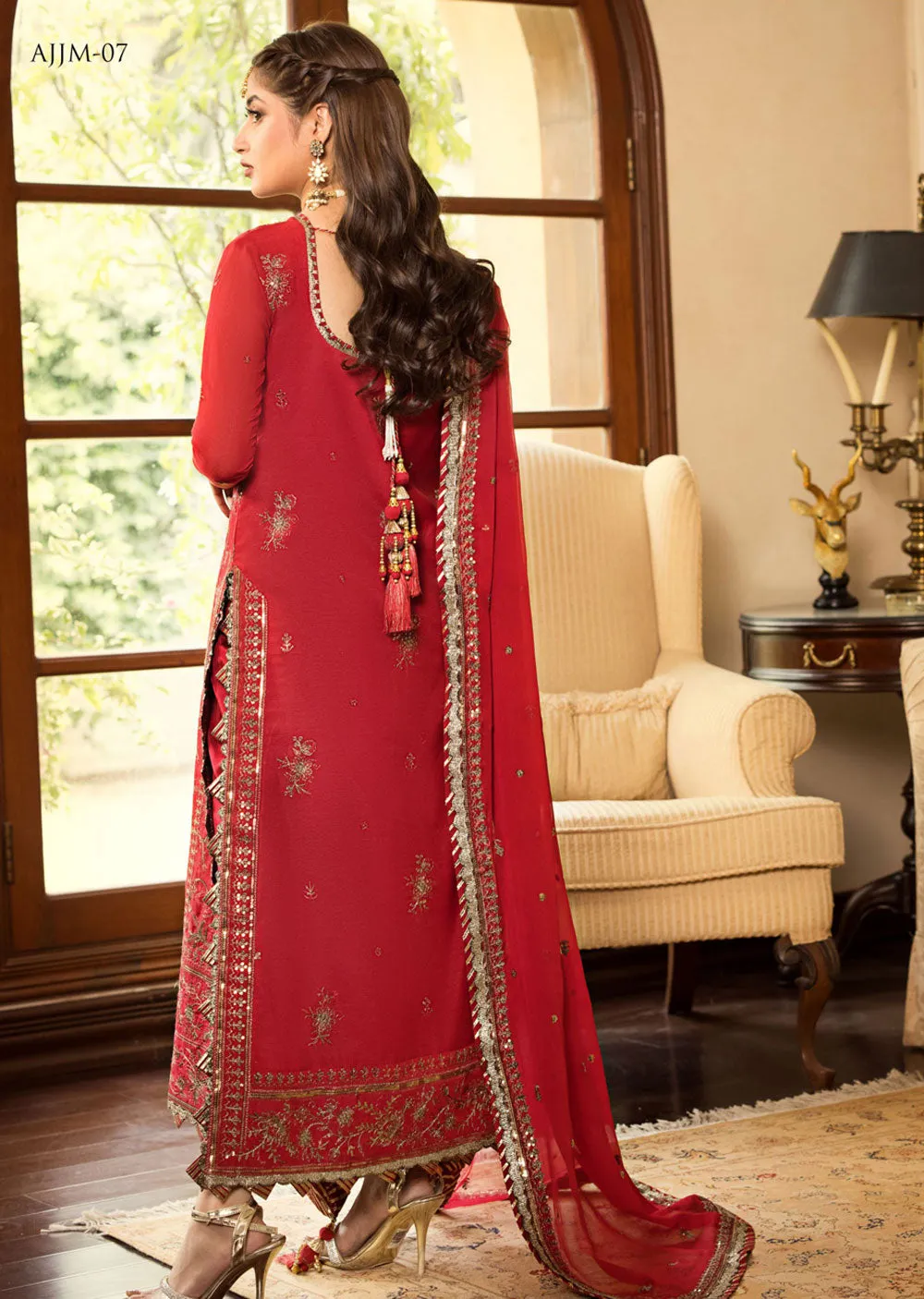 AJJM-07 Unstitched Jhilmil by Asim Jofa