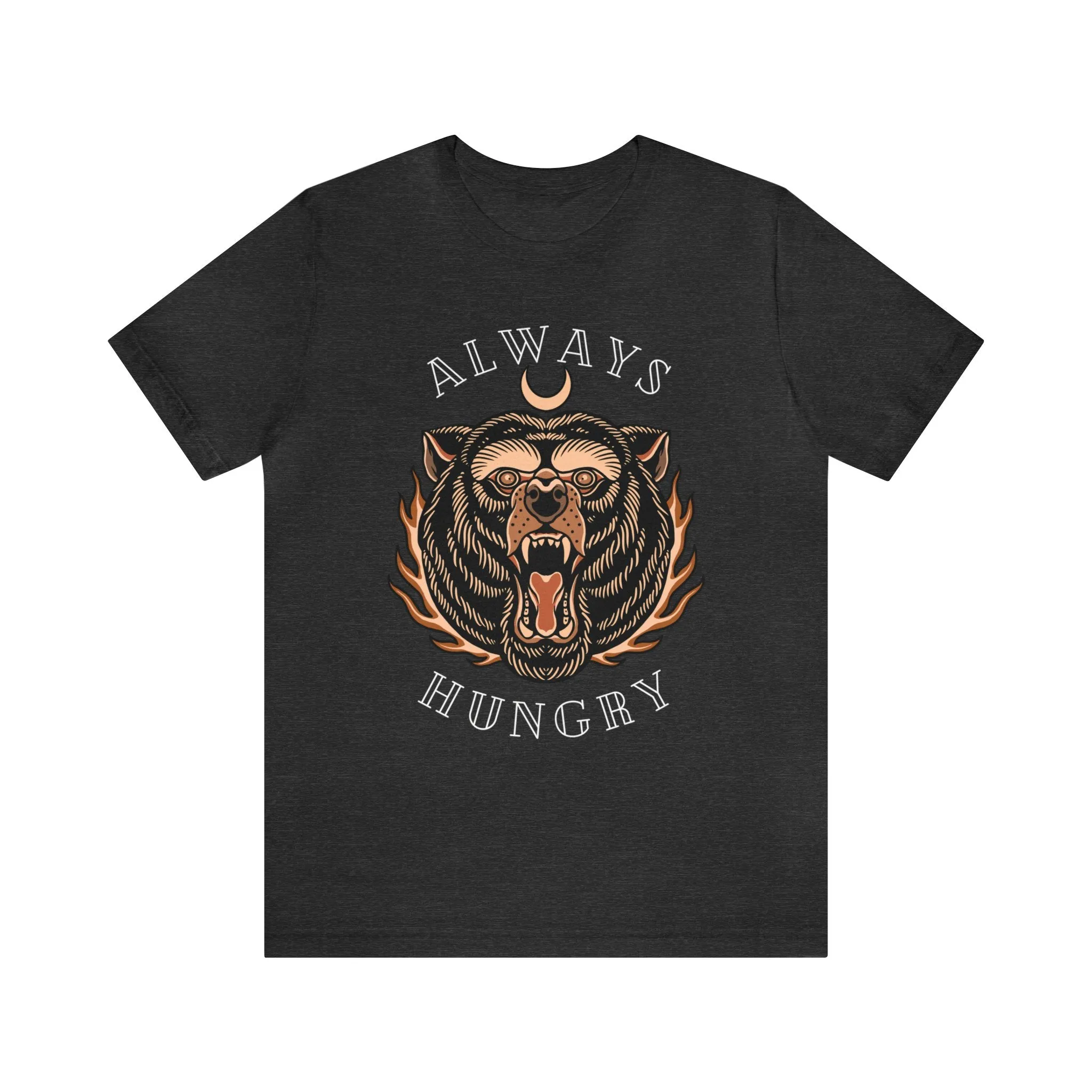 Always Hungry Bear Tattoo T-shirt / Traditional Tattoo Tee Shirt / Punk Rock Clothing Tshirt Rockabilly Psychobilly Freak Goth