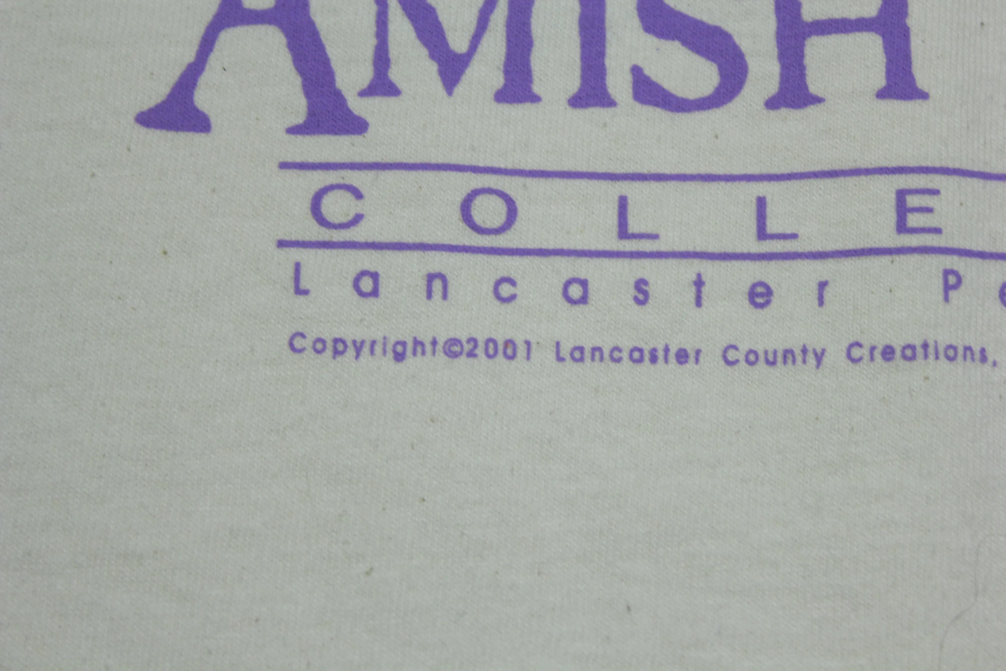 Amish Quilt Collection Lancaster 2001 Vintage T-Shirt