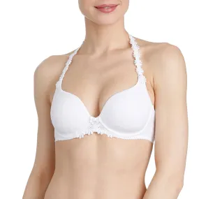 Avero Heart Shape Bra | White