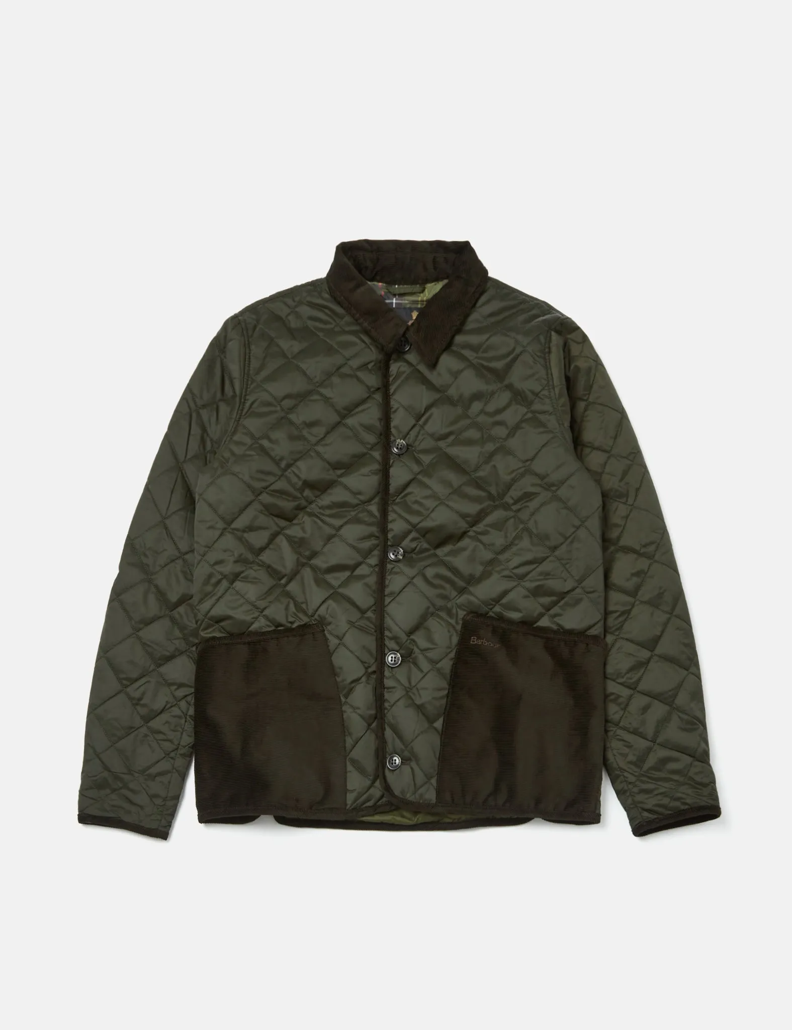 Barbour Hoxton Liddesdale Quilt Jacket - Sage Green