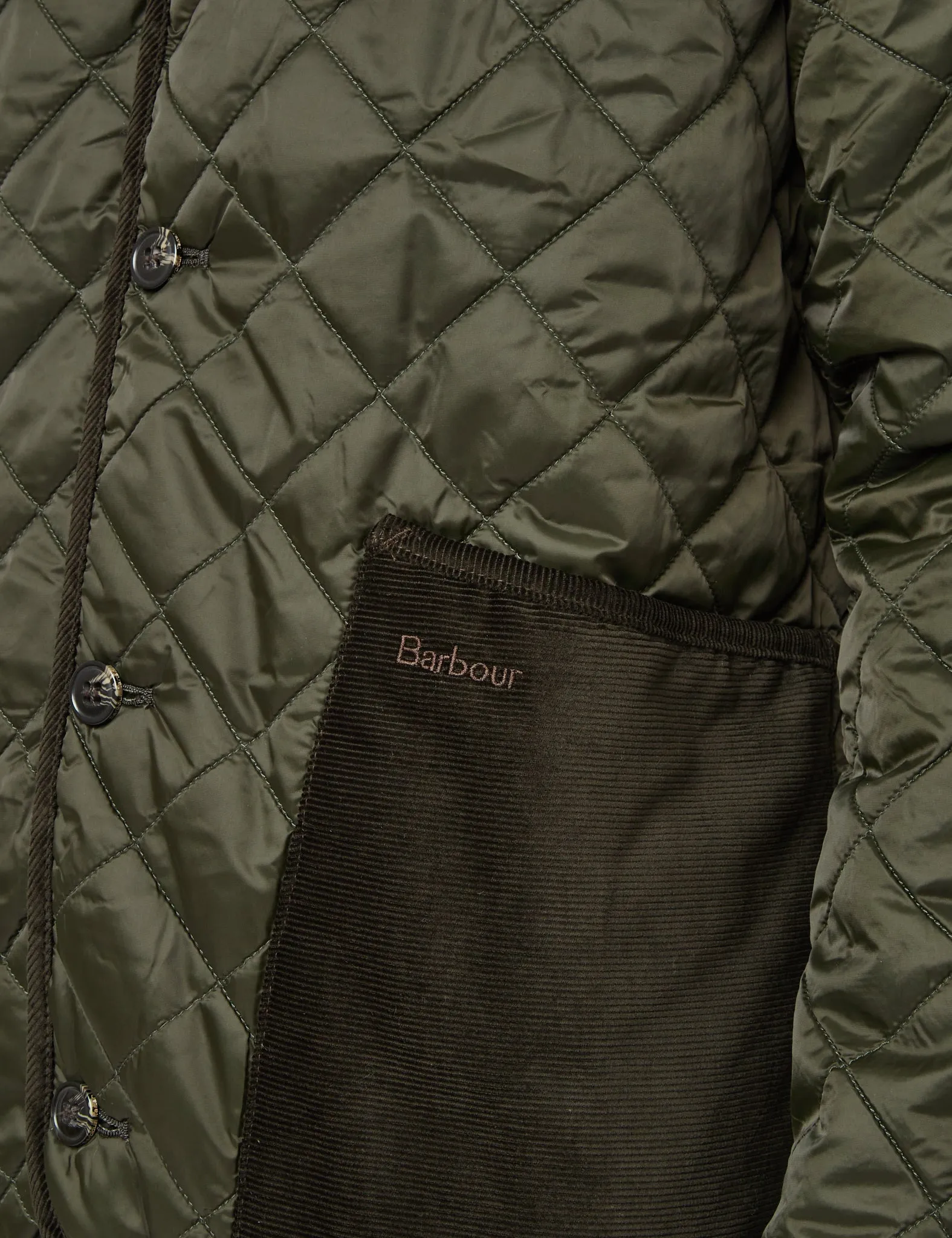 Barbour Hoxton Liddesdale Quilt Jacket - Sage Green