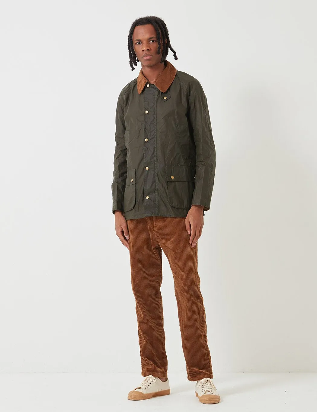 Barbour Lightweight Ashby Wax Jacket - Archive Olive