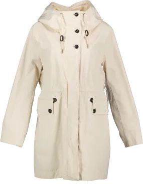 Betty Barclay Cream Hooded Parka Jacket BNWT UK 16