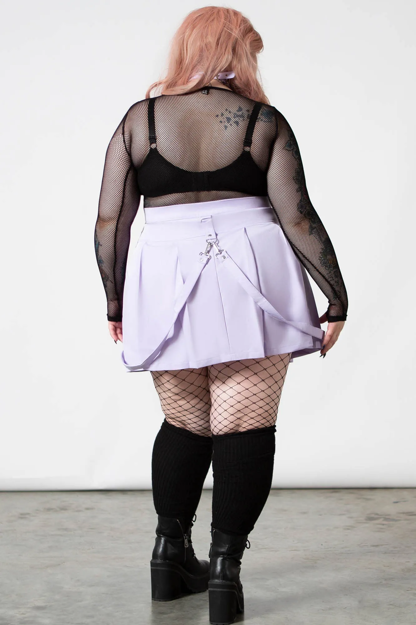 Blaire B*tch Mini Skirt [PASTEL LILAC] [PLUS]