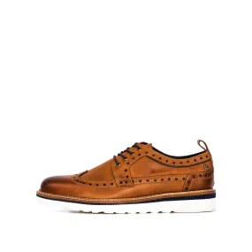 CALDER TAN DERBY BROGUE