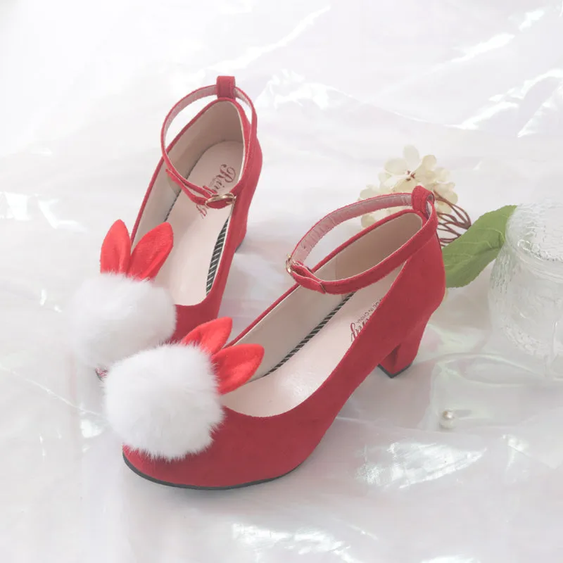 Cute Bunny High Heels Shoes AD11959