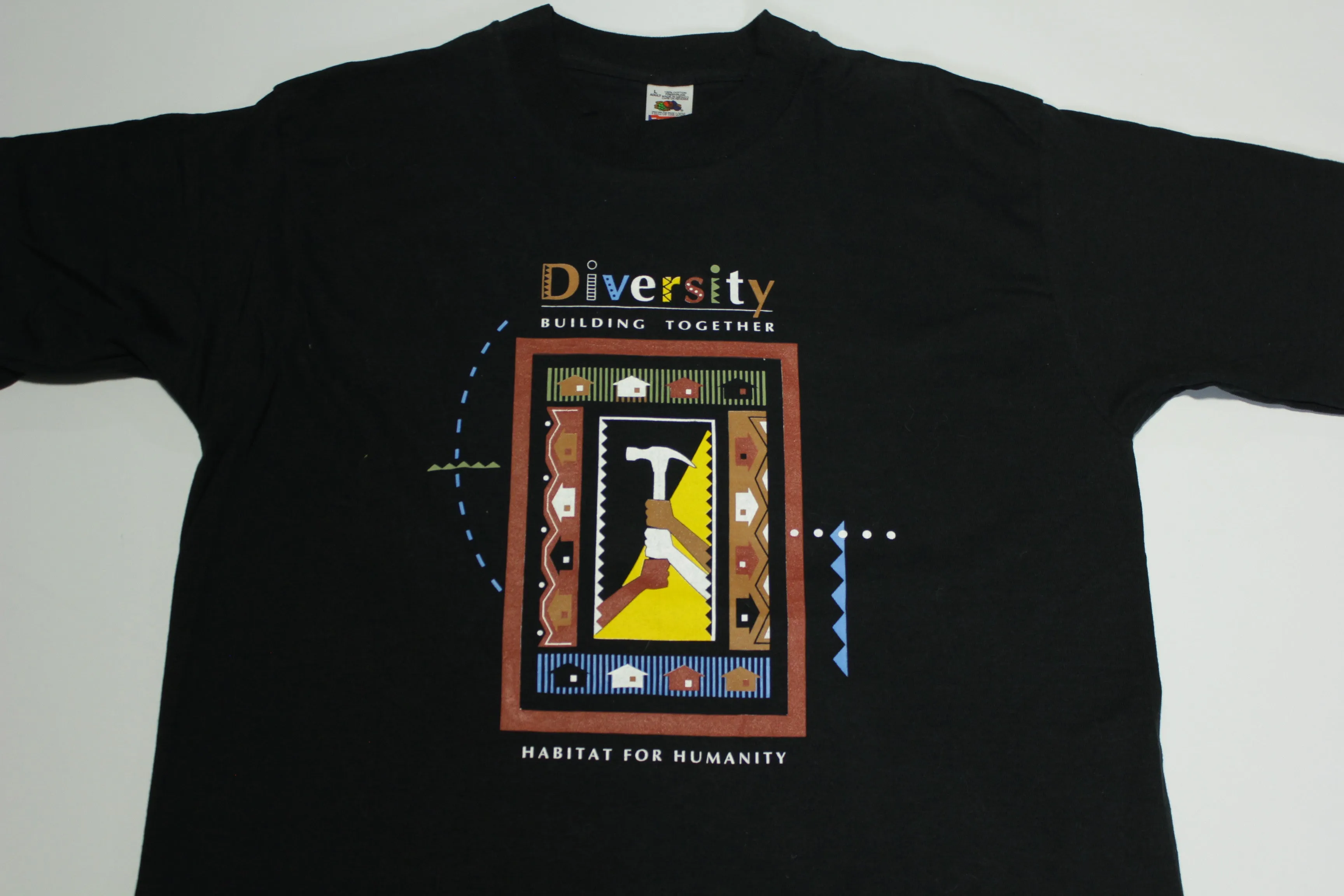 Diversity Building Together Habitat For Humanity Vintage 90's FOTL Deadstock T-Shirt