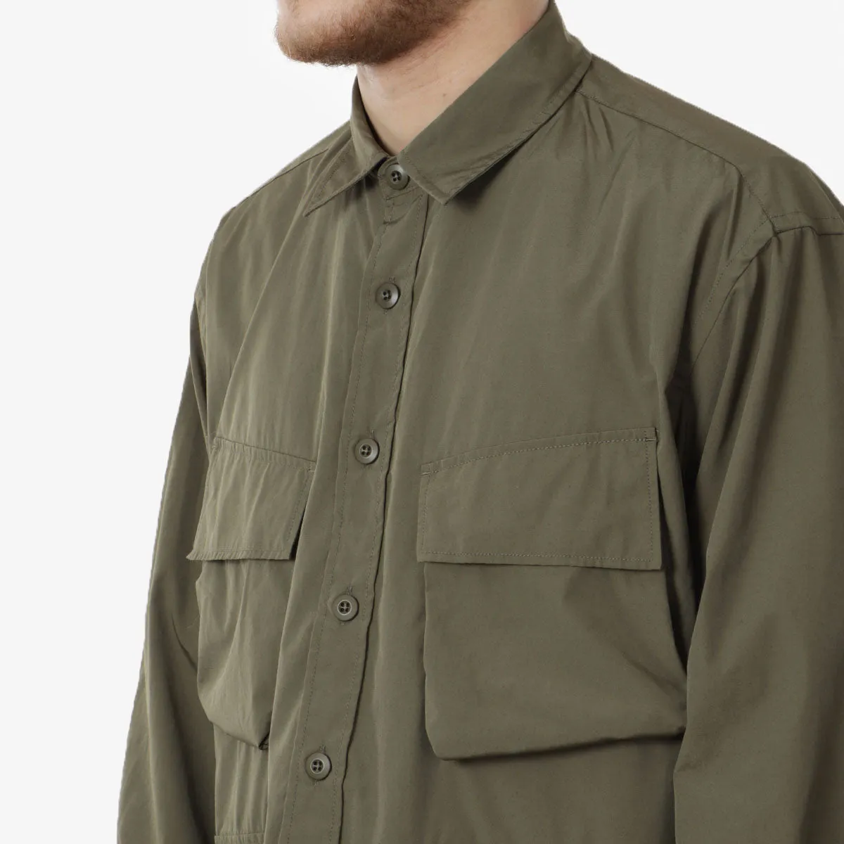 **FrizmWORKS CP Fatigue Overshirt Jacket - Lightweight Utility Layer for Versatile Styling**