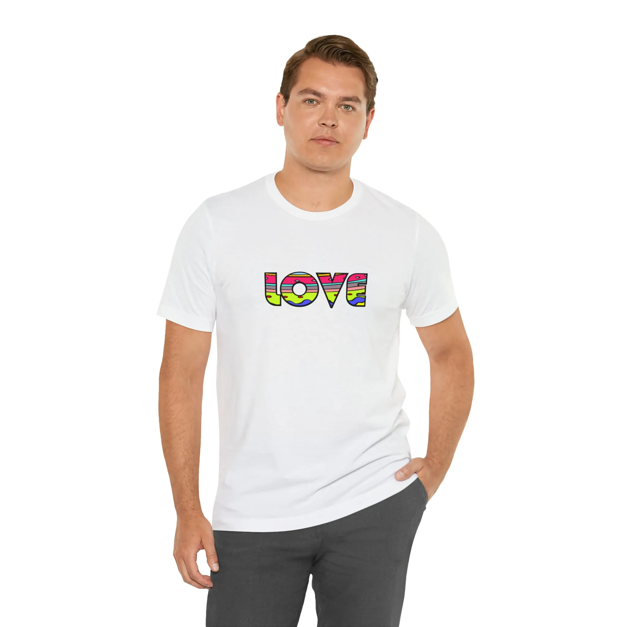 Hippie Love Unisex Jersey Short Sleeve Tee