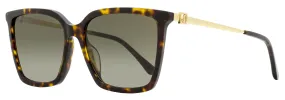 Jimmy Choo Women's Square Sunglasses Totta /G 086HA Havana/Gold 56mm