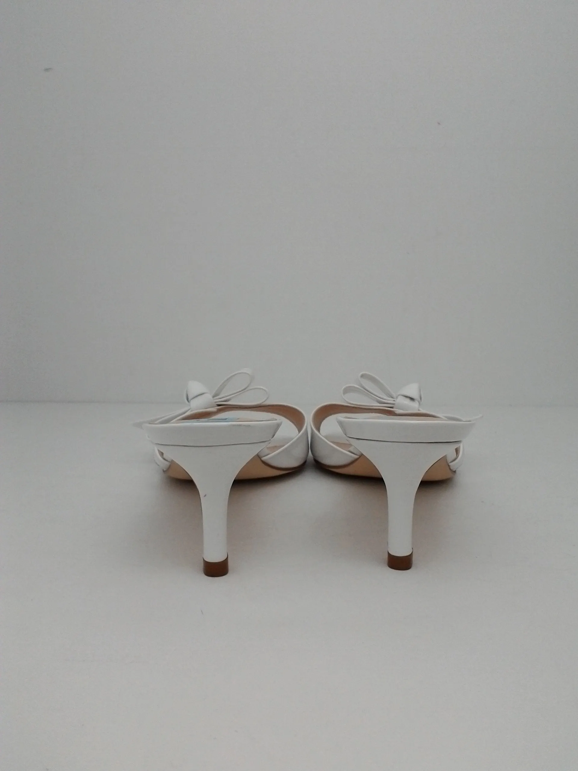 Kate Spade NEW YORK White Leather Mule Size 7.5