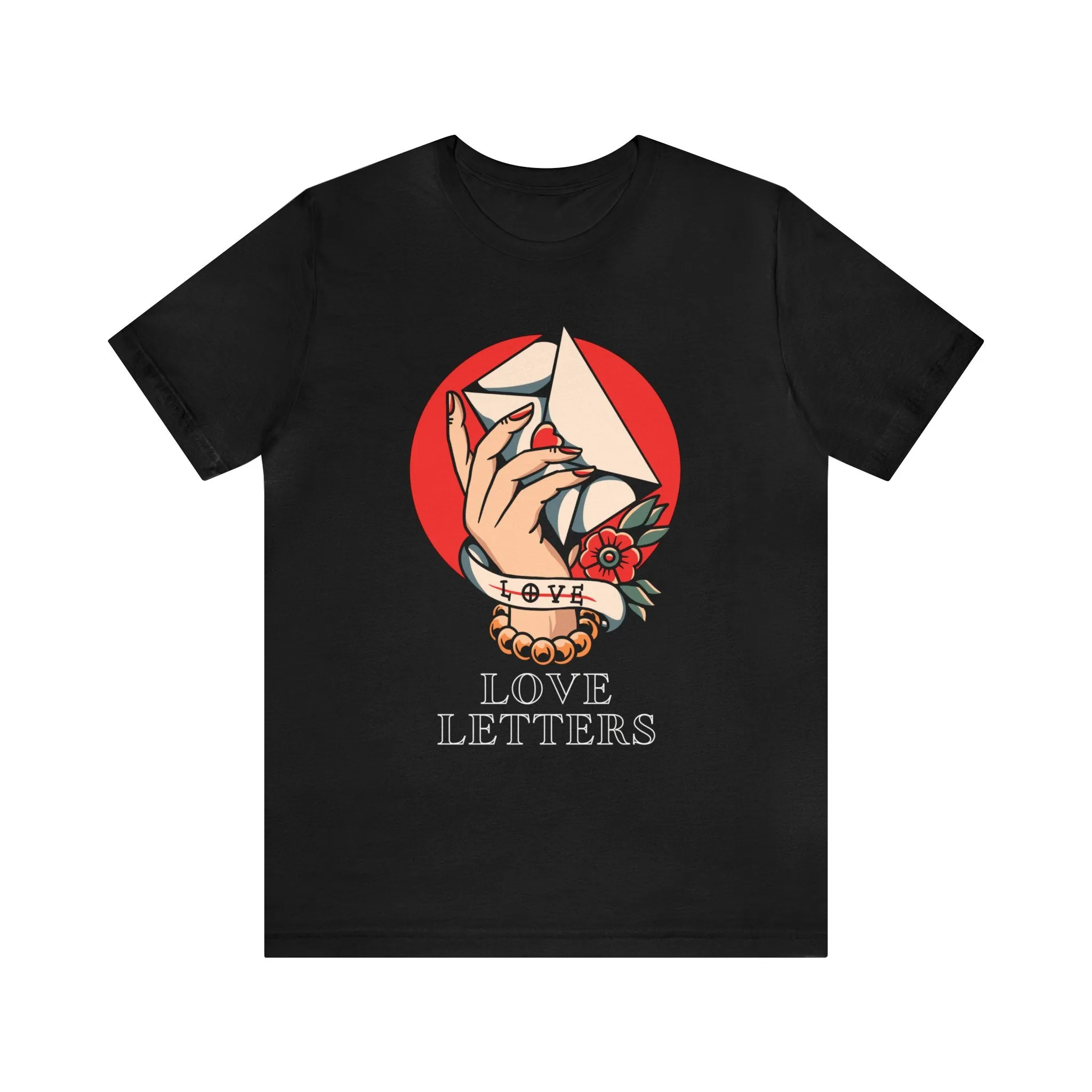 Love Letters Tattoo T-shirt / Traditional Tattoo Tee Shirt / Punk Rock Clothing Tshirt Rockabilly Psychobilly Freak Goth