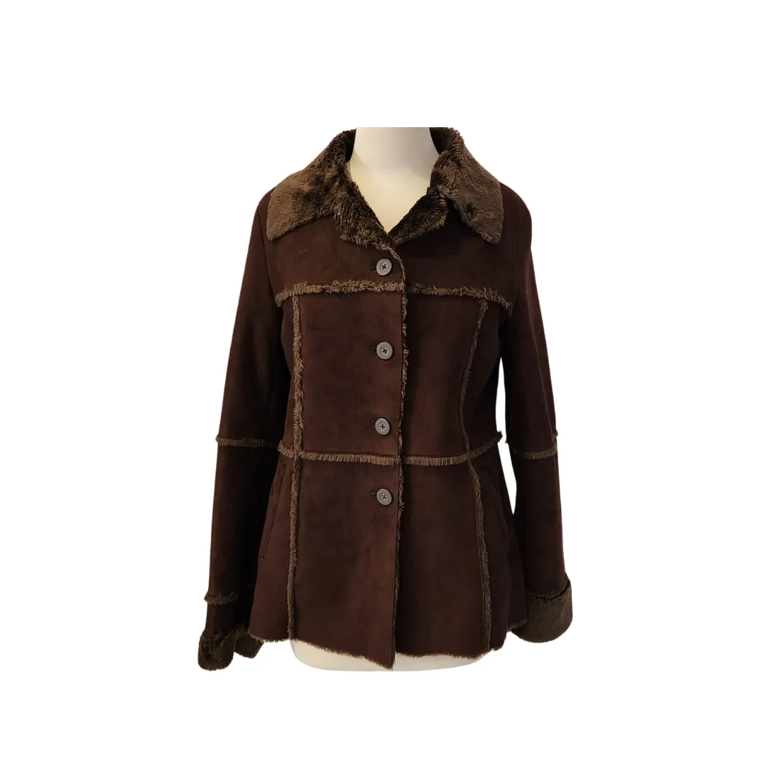 Mexx Brown Suede Winter Jacket | Gently Used |