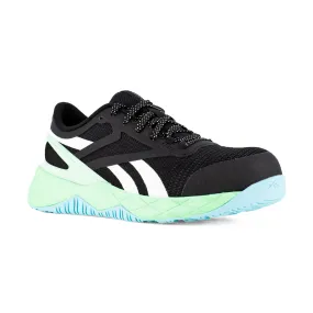 'Reebok' Women's Nanoflex EH Comp Toe - Black / Seafoam Green / White