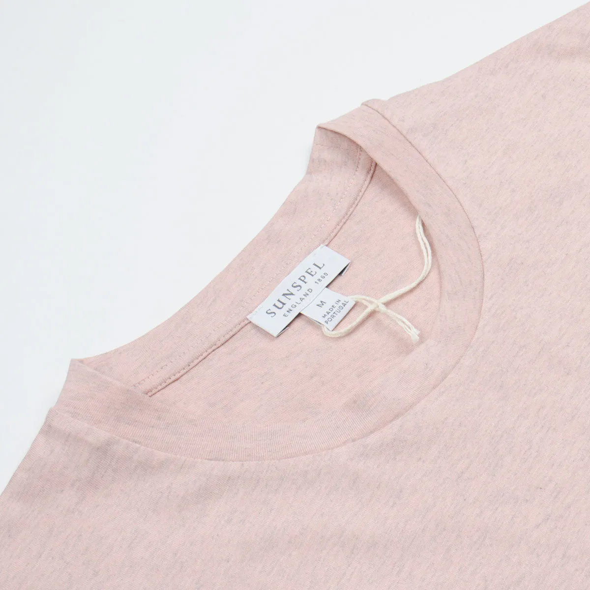 Sunspel - Short Sleeve Riviera Crew Neck T-shirt - Dusty Pink