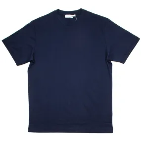 Sunspel - Short Sleeve Riviera Crew Neck T-shirt - Navy