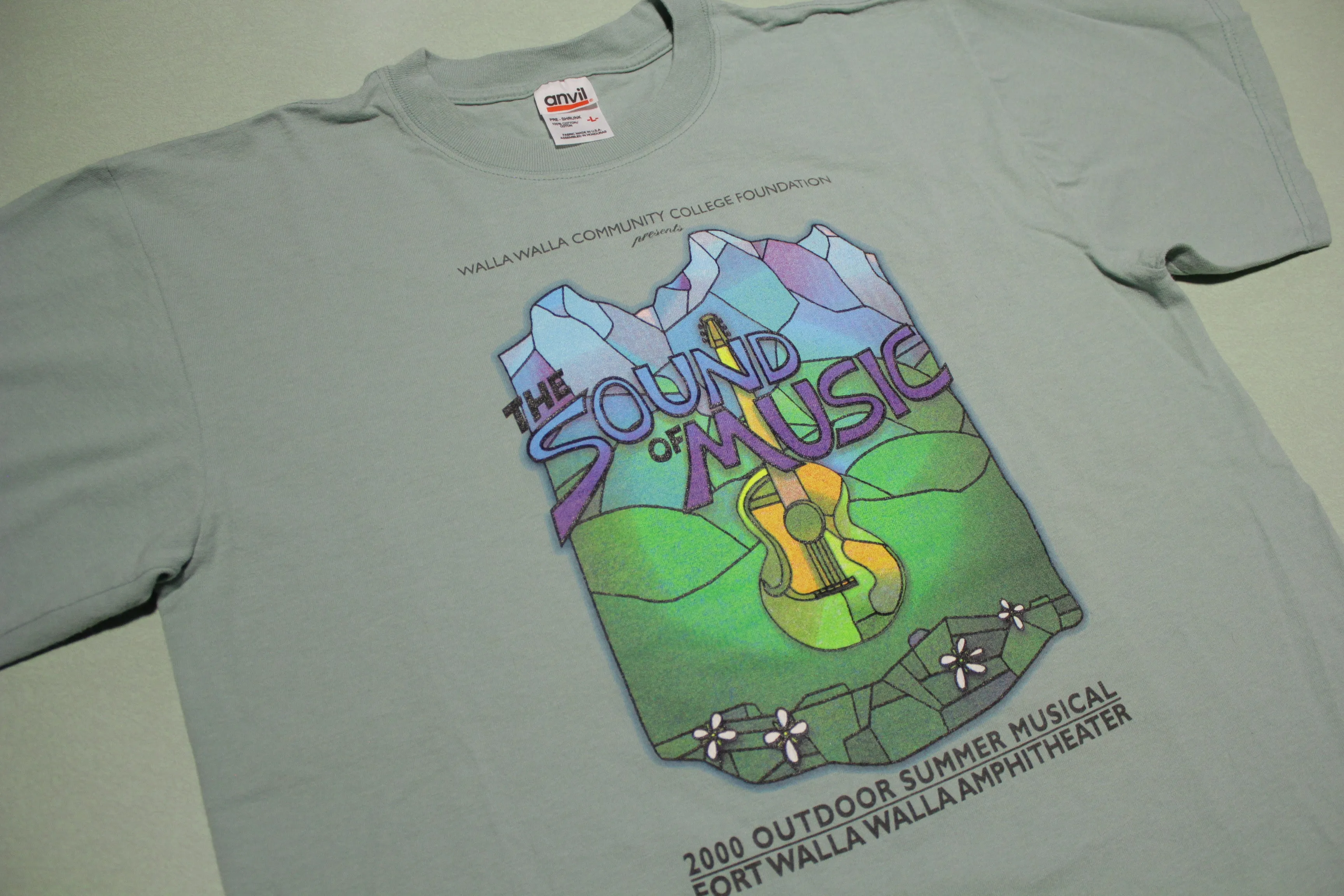 The Sound Of Music Vintage Walla Walla 2000 Musical Theater T-Shirt