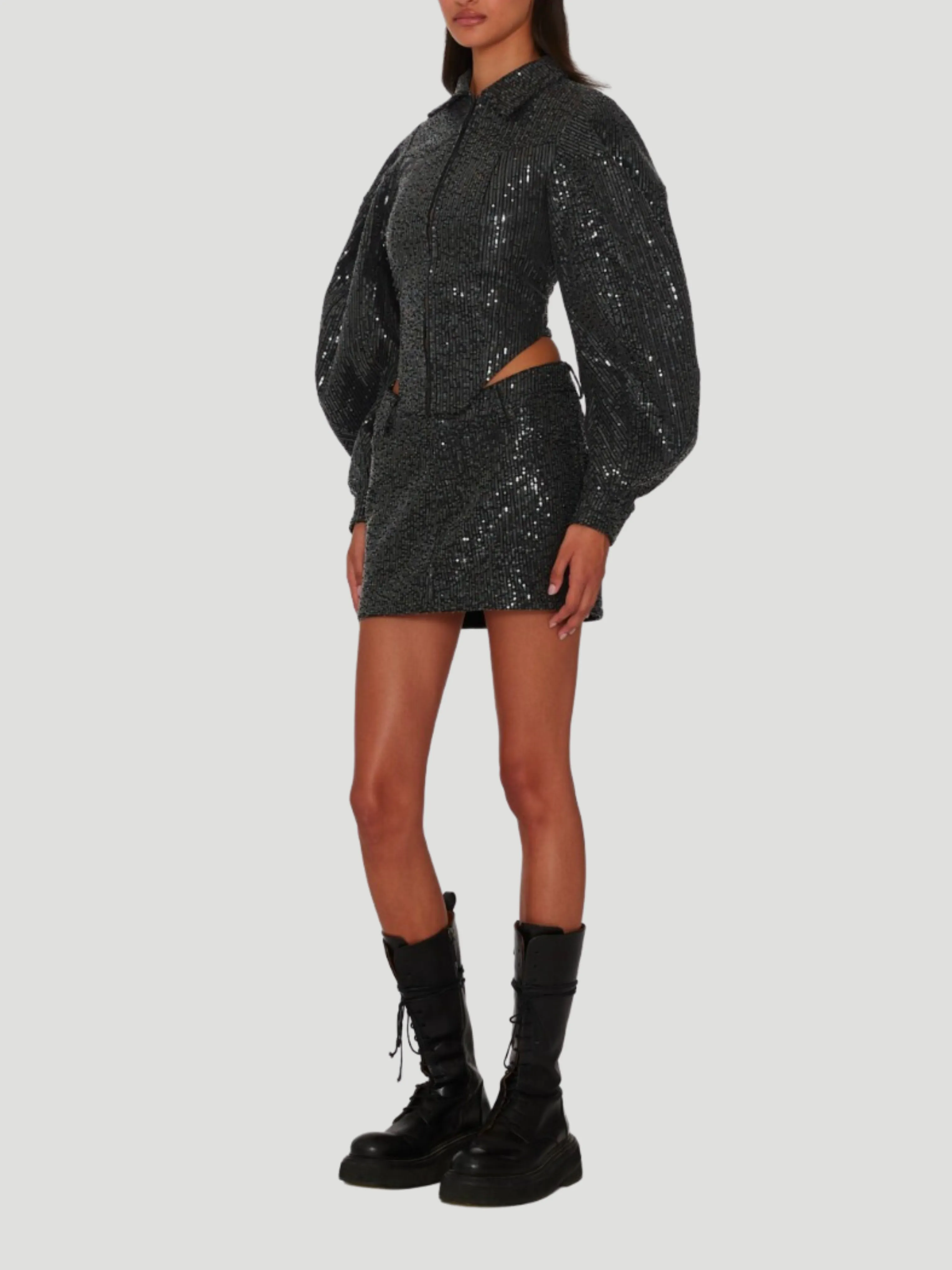 Twill Sequin Jacket