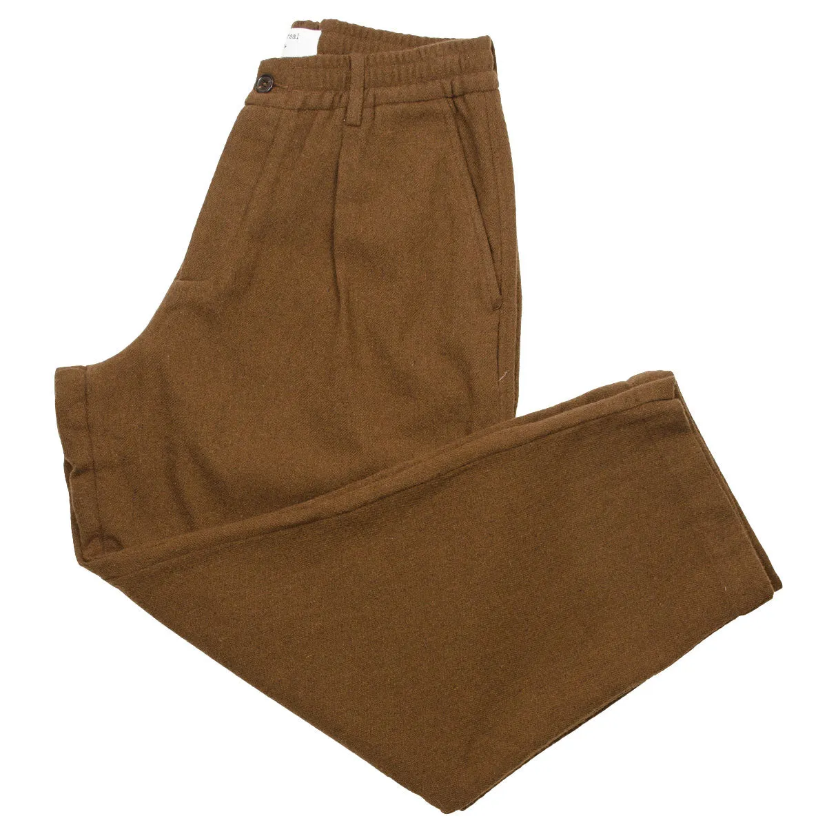 Universal Works - Oxford Pant Recycled Soft Wool - Cumin