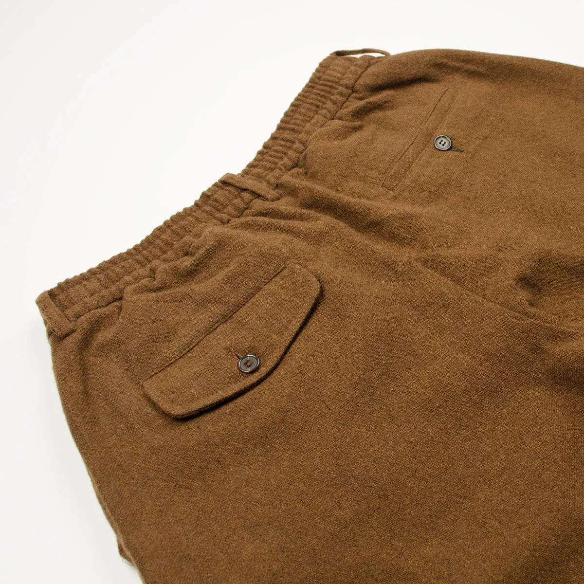 Universal Works - Oxford Pant Recycled Soft Wool - Cumin