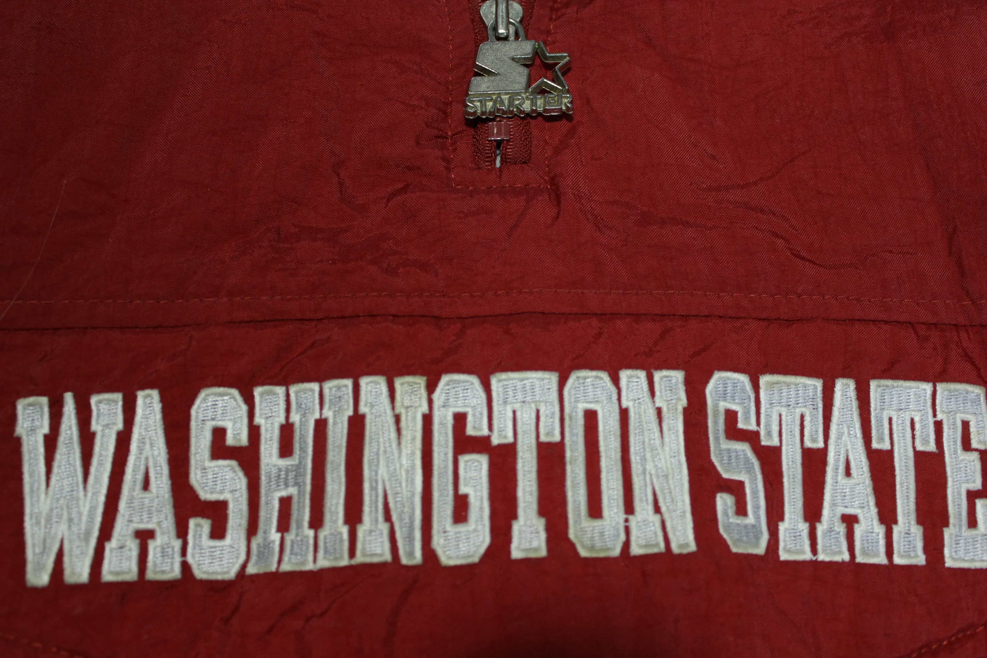 Washington State WSU Vintage 90's Hooded Puffer Parka Starter Jacket