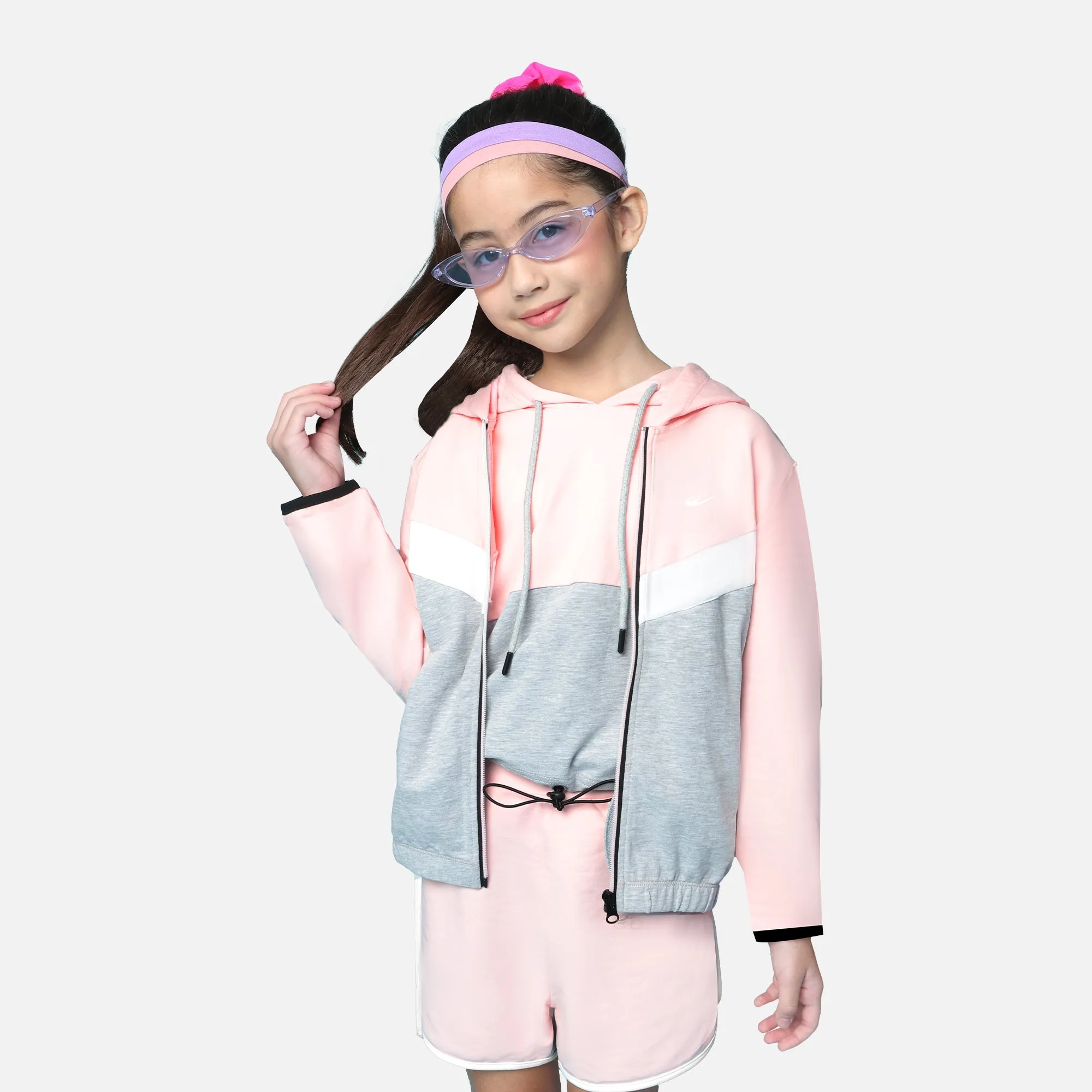 WB GIRLS COLOR BLOCK HOODIE