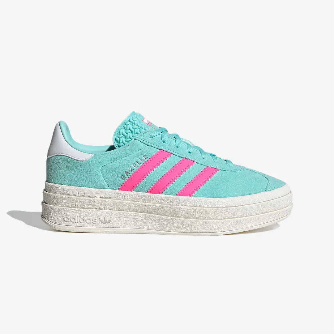 WMN'S GAZELLE SHOES 'FLASH AQUA / LUCID PINK / CLOUD WHITE'