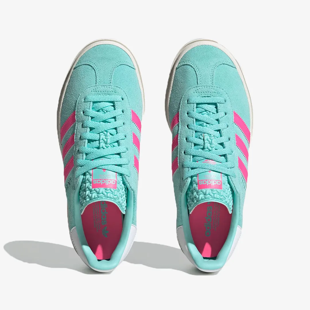 WMN'S GAZELLE SHOES 'FLASH AQUA / LUCID PINK / CLOUD WHITE'