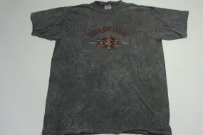 Yellowstone Vintage 90's Embroidered Oneita USA Tourist T-Shirt